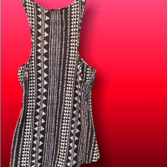 BILLABONG swingy sleeveless tribal print top flowy lightweight modal cotton Med - Picture 2 of 5
